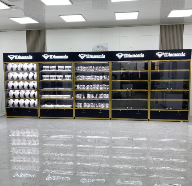 Bronze Jewelry Display Cabinet for Boutique Retail Bronze Jewelry Display Cabinet for Boutique Retail