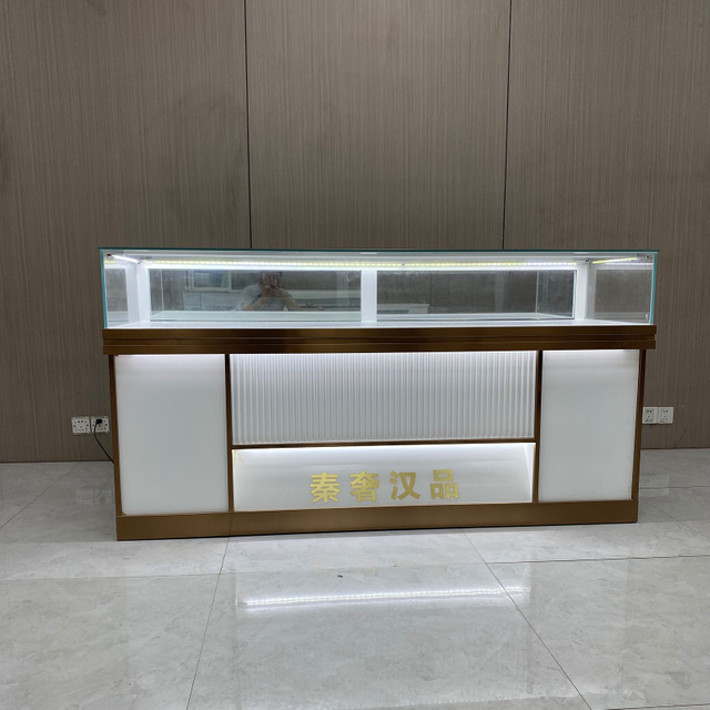 Jewelry Display Cabinet with Storage