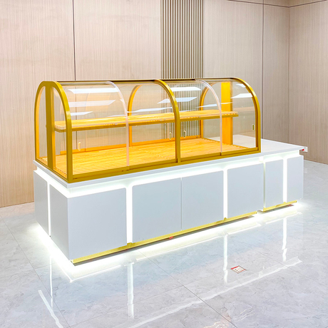 Curved island bread display cabinet.JPG