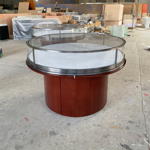 Wooden Jewelry Display Cabinet with Storage