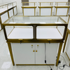 Champagne Gold Jewelry Display Cabinet