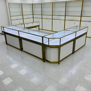 Titanium Gold Combination Set Jewelry Display Cabinet