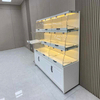 White Lacquered Bread Display Cabinet