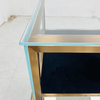 Stainless Steel Fan-shaped Jewelry Display Cabinet