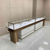 Stainless Steel Frame Jewelry Display Cabinet