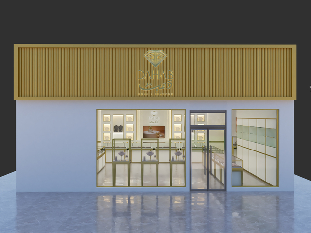 Elegant Facade of Dahab Jewelry Shop: A Glimpse into Luxury