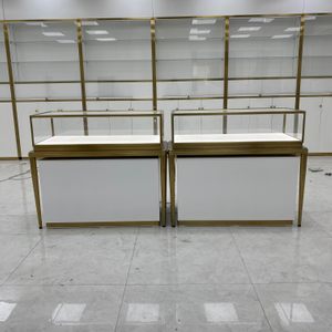Fan-shaped Jewelry Display Cabinet