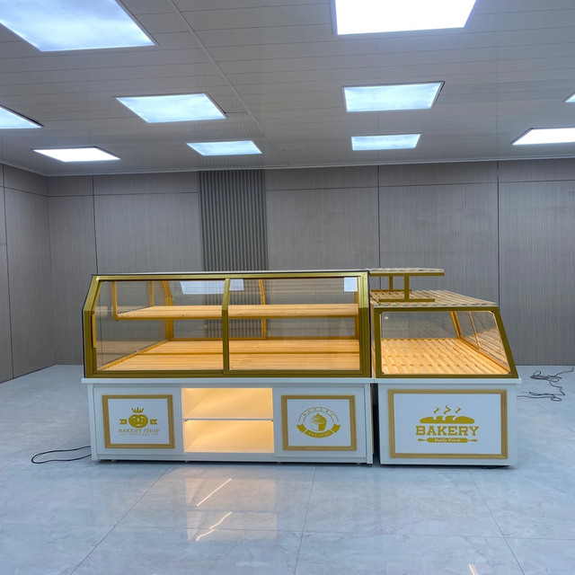 Rectangular Island Bread Display Cabinet