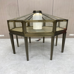 Octagonal Irregular Jewelry Display Cabinet