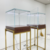 U-shaped Titanium Jewelry Display Cabinet