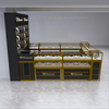 Black double-decker jewelry kiosk