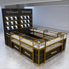 Black double-decker jewelry kiosk