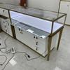 Titanium Gold Combination Set Jewelry Display Cabinet