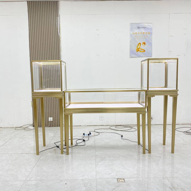 Titanium Gold Set Jewelry Display Cabinet