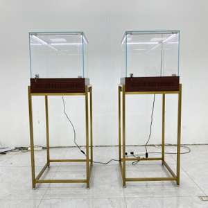 U-shaped Titanium Jewelry Display Cabinet