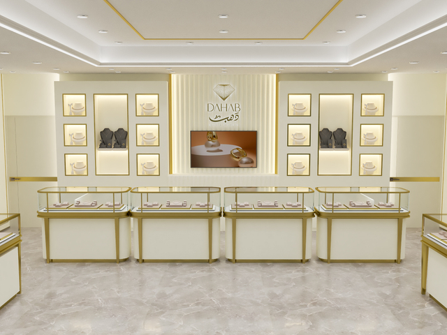 Elegant Facade of Dahab Jewelry Shop: A Glimpse into Luxury
