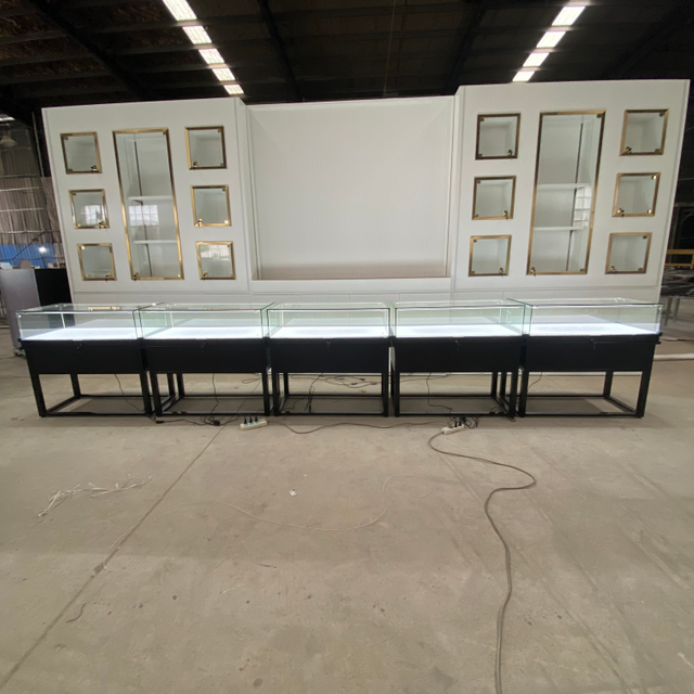 Black Jewelry Display Cabinet